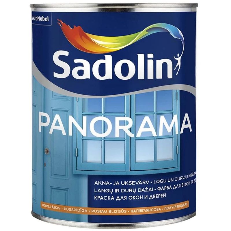 Krāsa logu un durvju panorama 1l