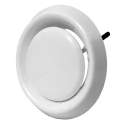 Ventilatsiooniplafoon Europlast VDA125, valge v., 104 mm