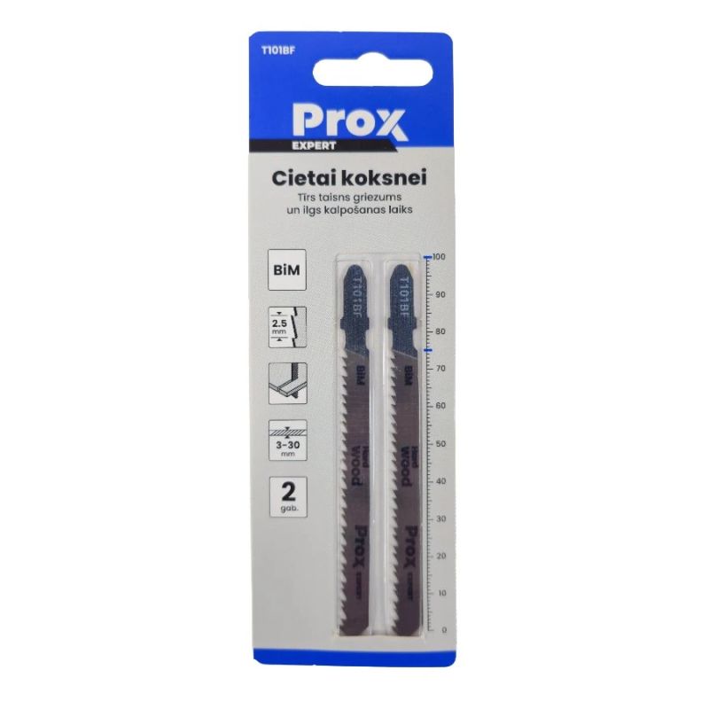 Figūrzāģa asmeņi Prox Expert cietai koksnei T101BF 2gab. BiM