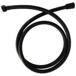 Dušas pievads AB Stainless Steel 150cm, melns