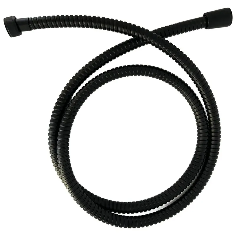 Dušas pievads AB Stainless Steel 150cm, melns