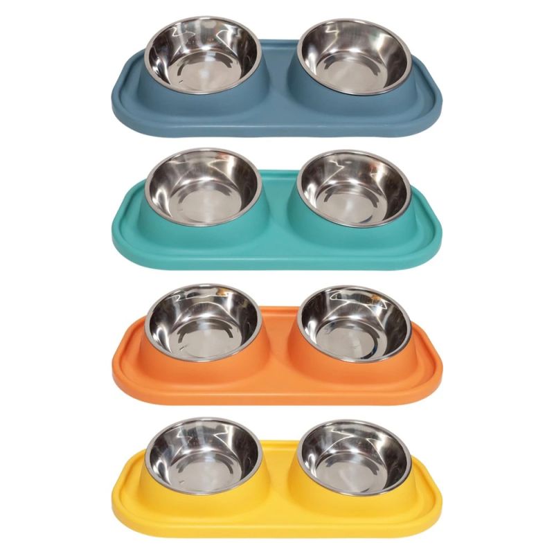 Bļoda nerūsējoša tērauda, dubulta 40.5x22x8cm, mix