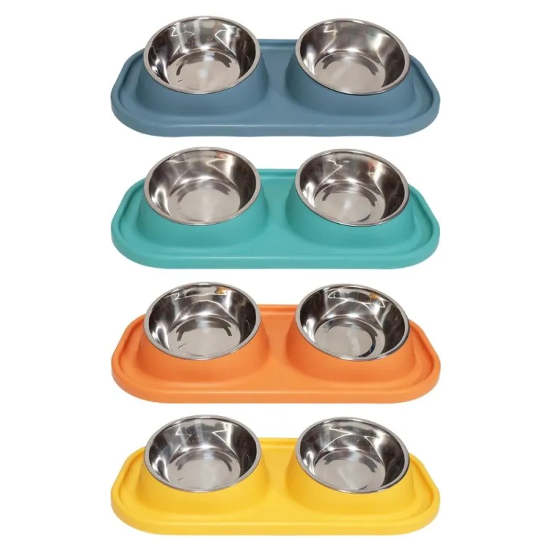 Bļoda nerūsējoša tērauda, dubulta 40.5x22x8cm, mix