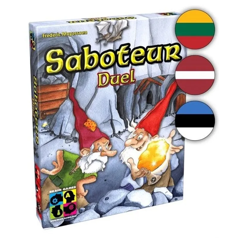 Kāršu spēle Brain Games Saboteur Duel, LT LV EE RUS
