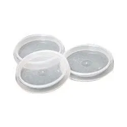 Burkas vāks. balta. 83 mm. 1gab