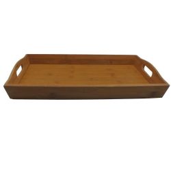 Bamboo tray 43.8x27x6 cm g14-t008