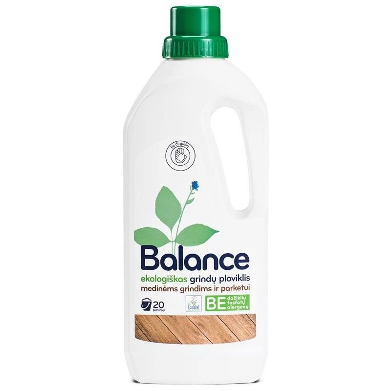 EKOLOGIŠKAS GRINDŲ PLOVIKLIS „BALANCE“, PARKETUI, 800 ml