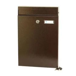 Postkast Glori Ir Ko PD930, pruun v.-vask v., 25.5 cm x 5 cm x 38 cm