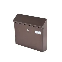 Почтовый ящик Glori Ir Ko PD968, коричневый-медный, 31.7 см x 9 см x 35.4 см
