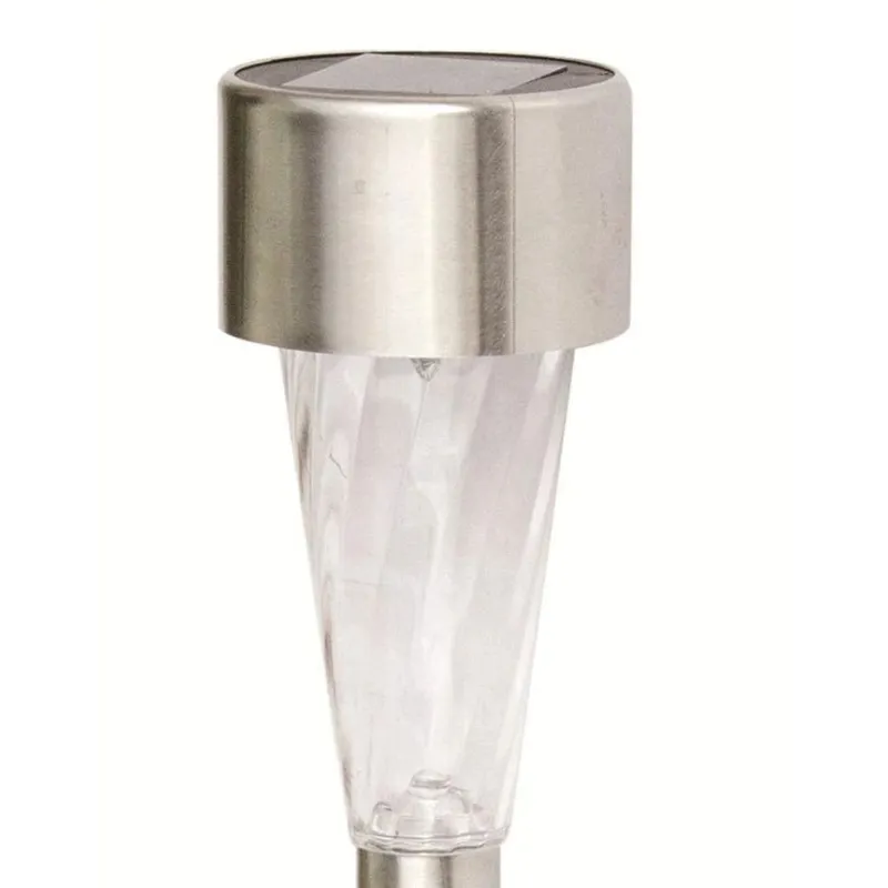 Iedurams gaismeklis ar saules bateriju Okko TH007D, 0.06W, IP44, sudraba krās.