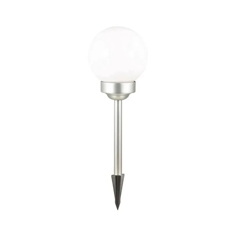 Iedurams gaismeklis ar saules bateriju Domoletti ESL-81, 0.06W, IP44, sudraba krās.