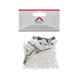 Ceiling curtain track hooks set 20pcs