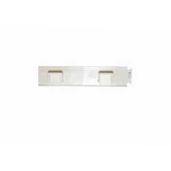 Ceiling-mount curtain rod finishing elem