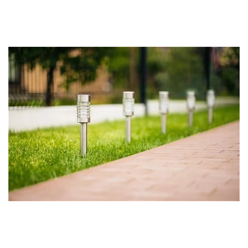 Iedurams gaismeklis ar saules bateriju Domoletti TH007L-S, 0.06W, IP44, sudraba krās.