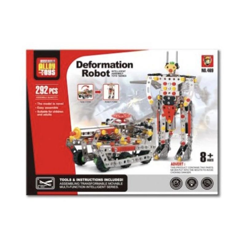 Konstruktors metāls robots 292gab 525124