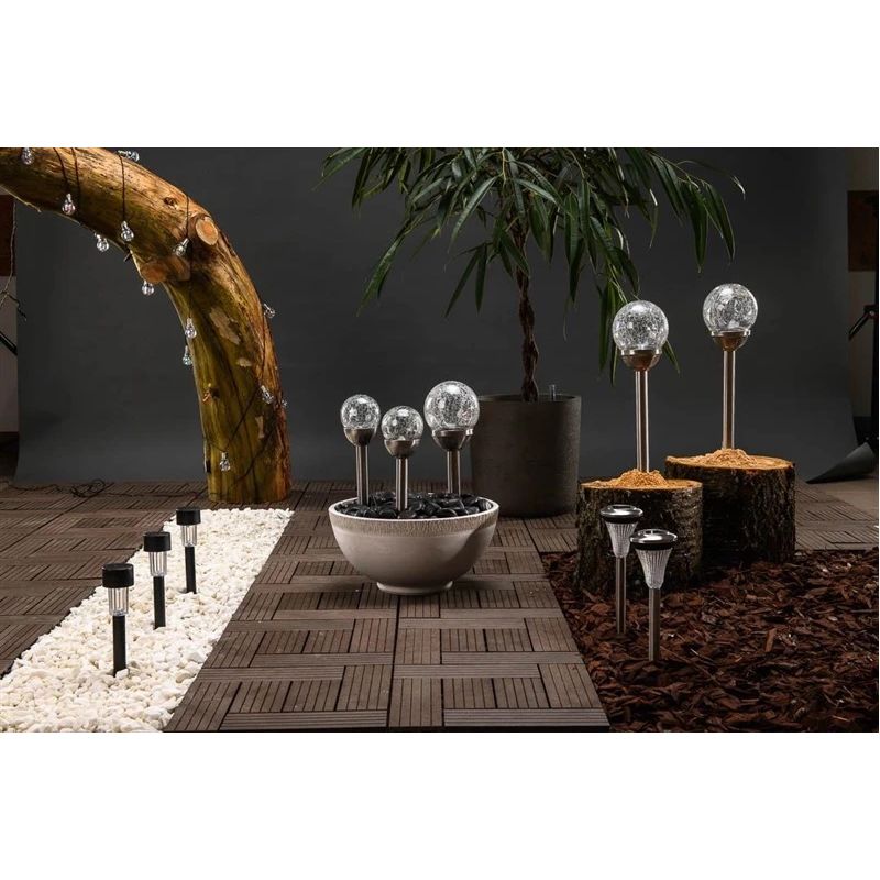 Solārlampa th031a-l 1xled rgb 1xaa