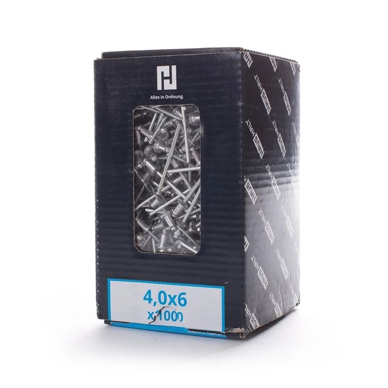 Kniedes al 4.0x6mm 1000 gb