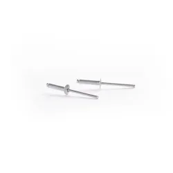 Aliuminės kniedės. 4 x 16 mm. 500 vnt.