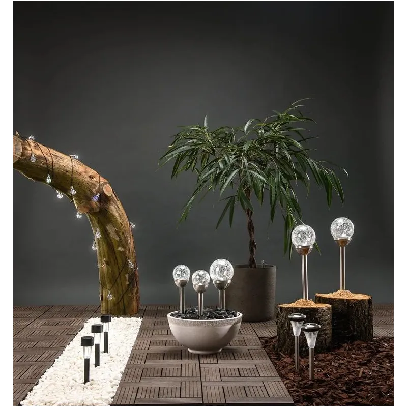 Гирлянда из лампочек на открытом воздухе Domoletti B-20, 0.66Вт, IP44, черный цв., 11 см x 10.8 см