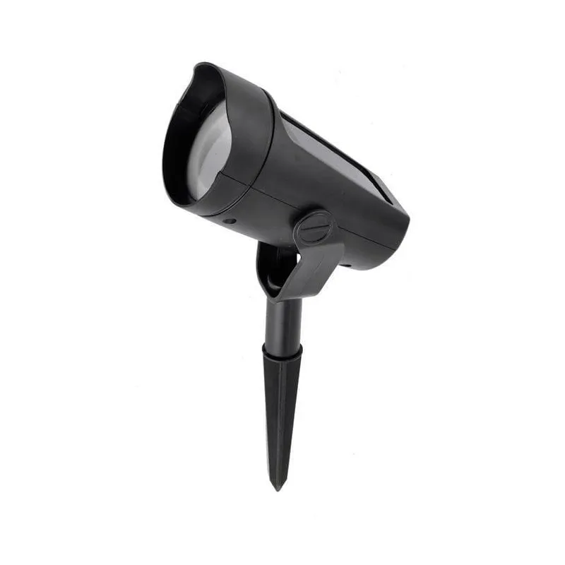 Iedurams gaismeklis ar saules bateriju Domoletti NE-05, 0.5W, IP44, melna krās.