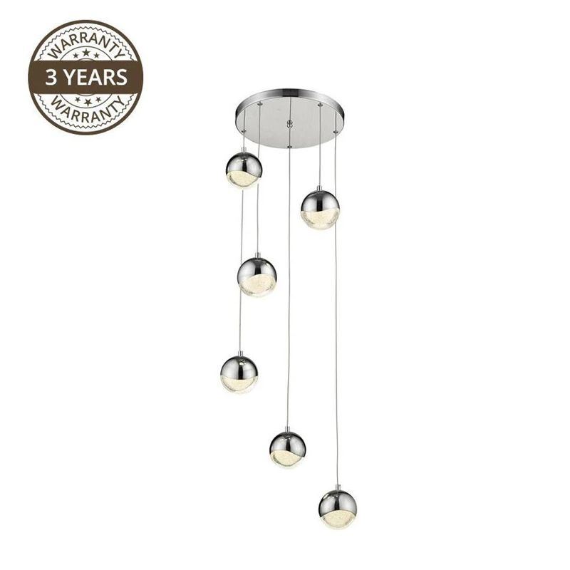 Lampa griestu bubble a1853-6l 6x9w led