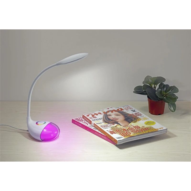 Lampa galda q10 5w led 5500k 200lm rgb