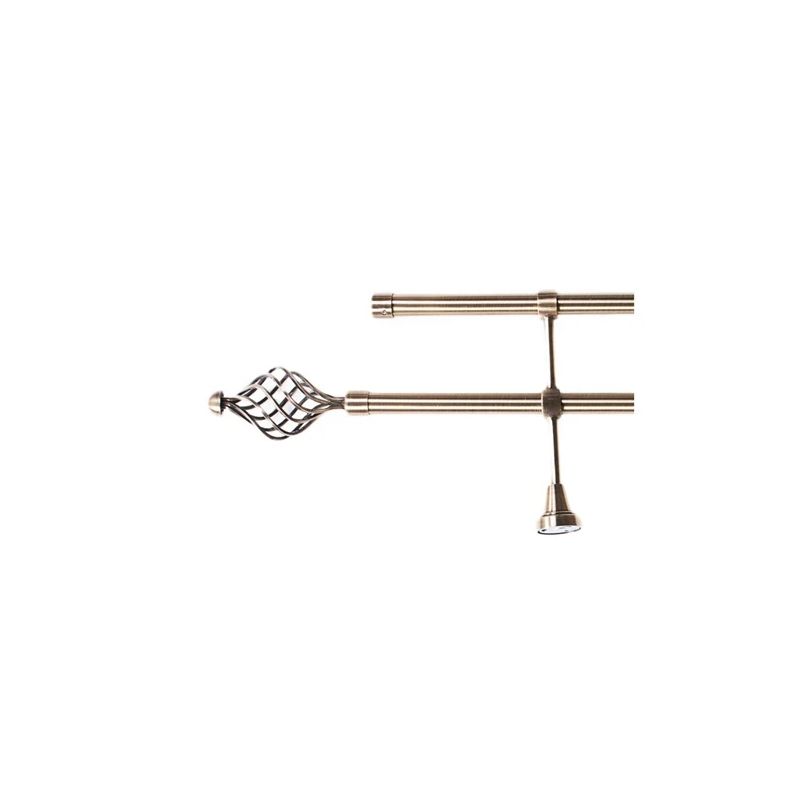 Karnīzes komplekts LK20GZ02-1 N19, vienkāršs, 240 cm