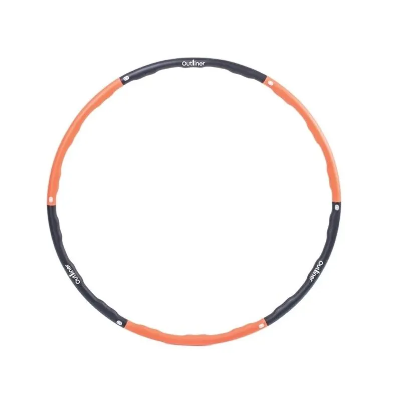 Vingrošanas riņķi Outliner LS3327, 100 cm, 1.2 kg, melna krās.-oranža krās.