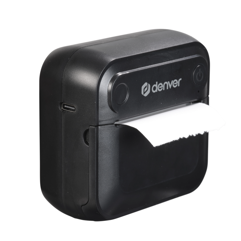 Denver MBP-32B Thermal Mini Printer with Bluetooth, Black