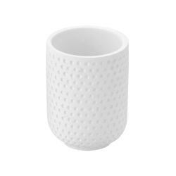 Vonios stiklinė Domoletti BPO-3286C. balta