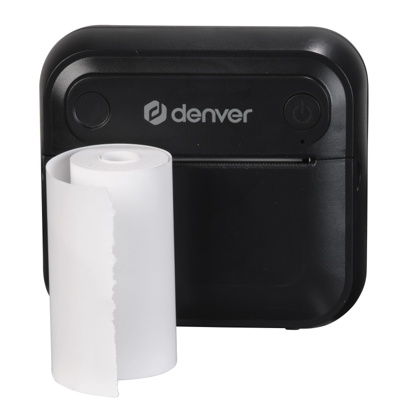 Denver MBP-32B Thermal Mini Printer with Bluetooth, Black