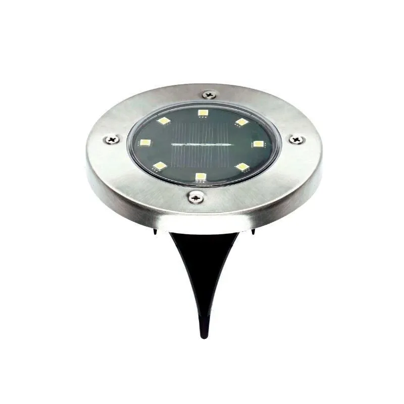 Iedurams gaismeklis ar saules bateriju Domoletti TH012D-2, 0.06W, IP44, sudraba krās.