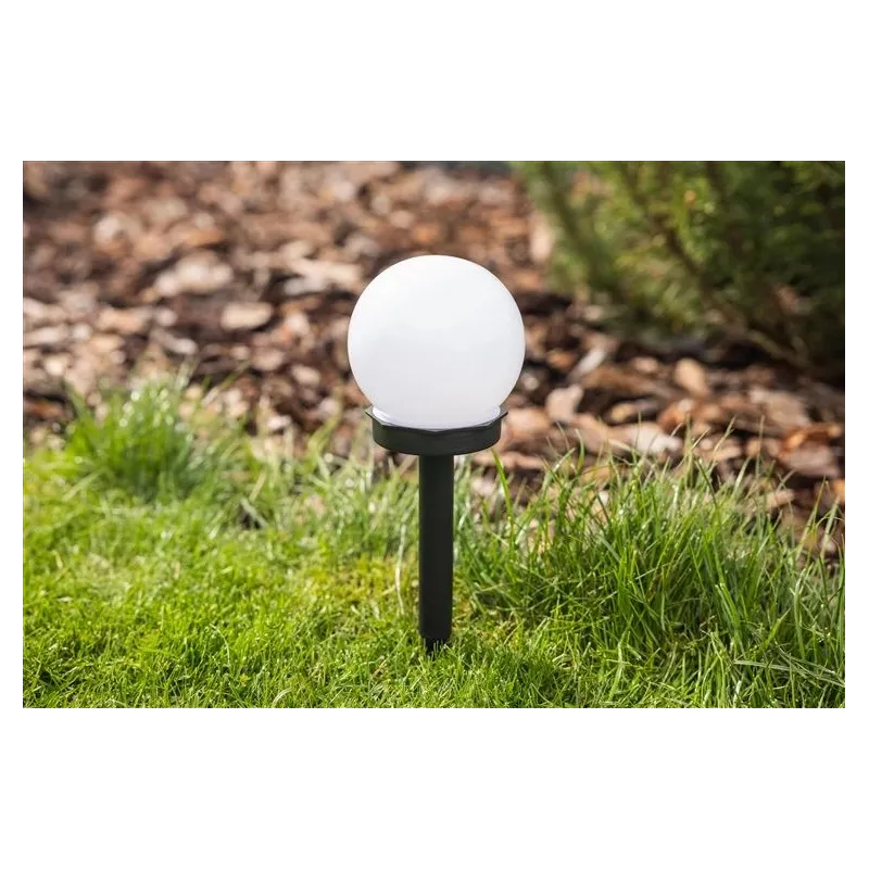 Įsmeigiamas šviestuvas su saulės baterija Okko TH033B_D20, 0.24W, IP44, juoda sp.