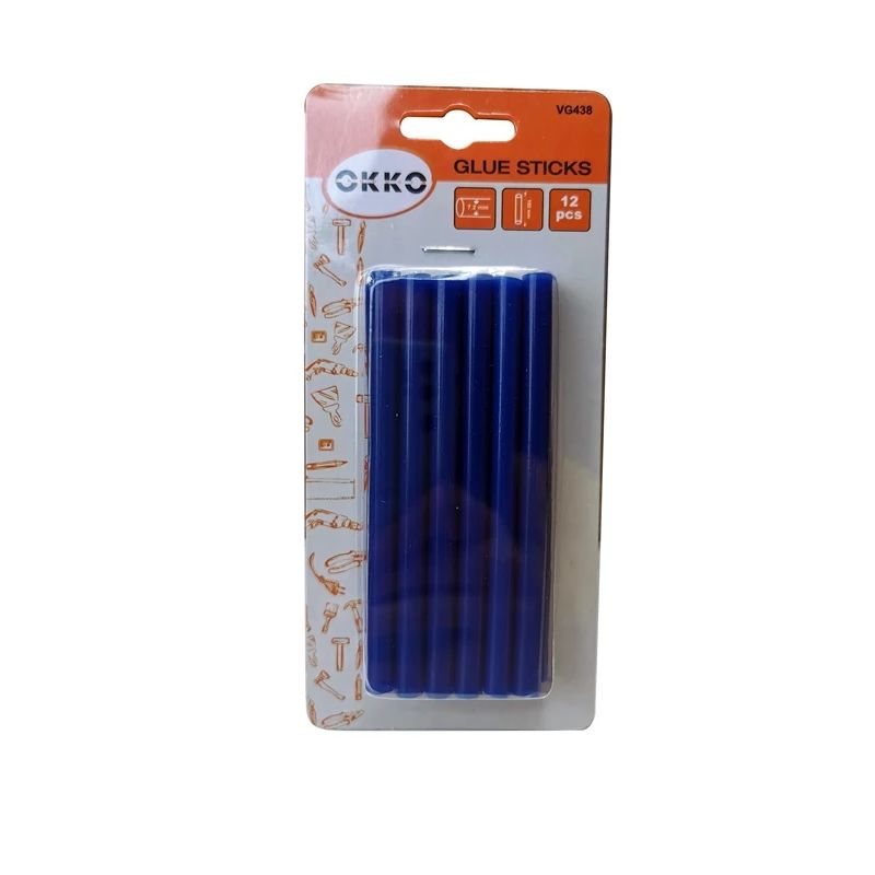 Līmes stienīši 7.2x100mm 12 gab. zili