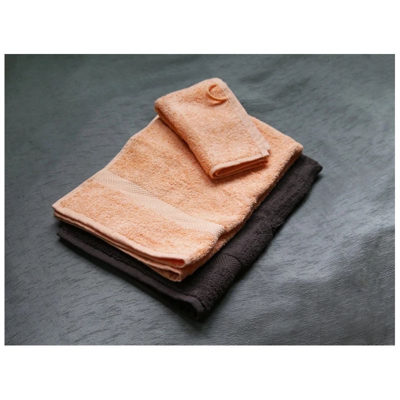 Dvielis terry gaiši brūns 70x140