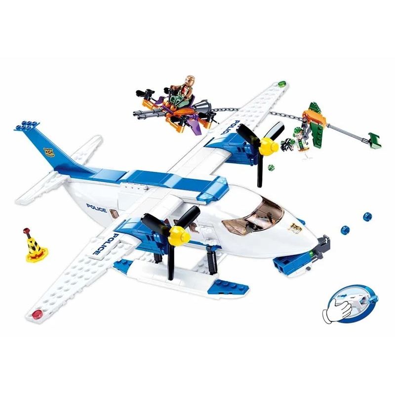 Konstruktors SLUBAN M38-B0826. policija gaisā. 380 daļas