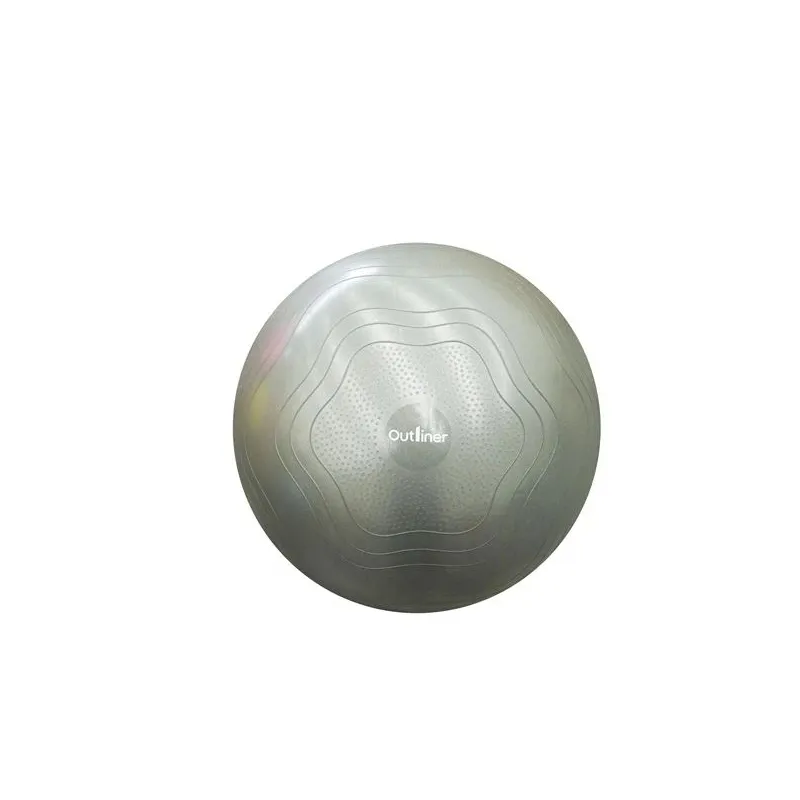 Neplīstoša vingrošanas bumba Outliner, pelēka, LS3578 75 cm