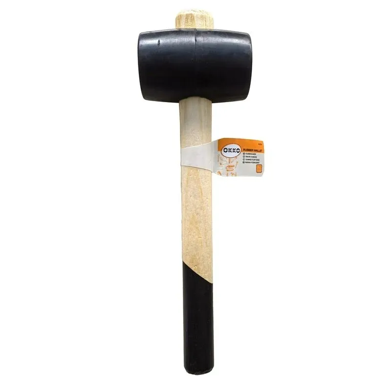 Gumijas āmurs ar koka roktur 600g okko