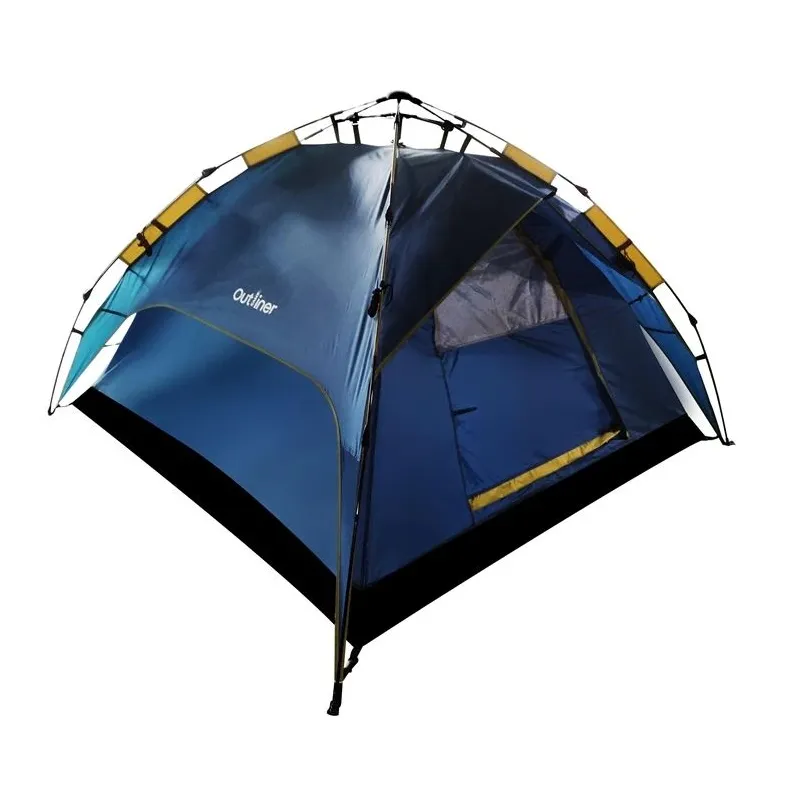 Trivietė palapinė OUTLINER RD-AT03-3. mėlyna. žalia