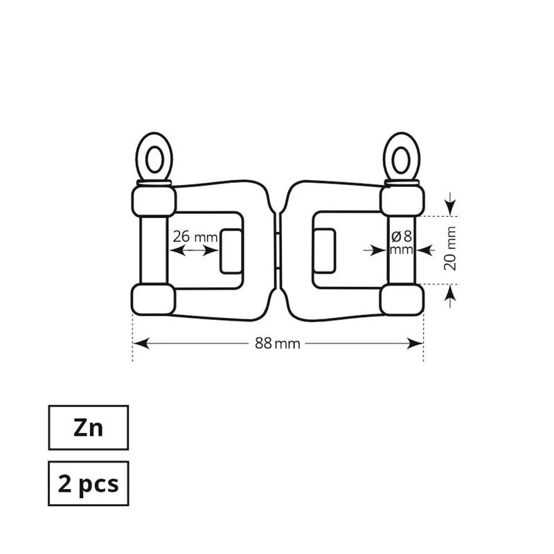 Griezulis 6mm dakša-dakša 2dd