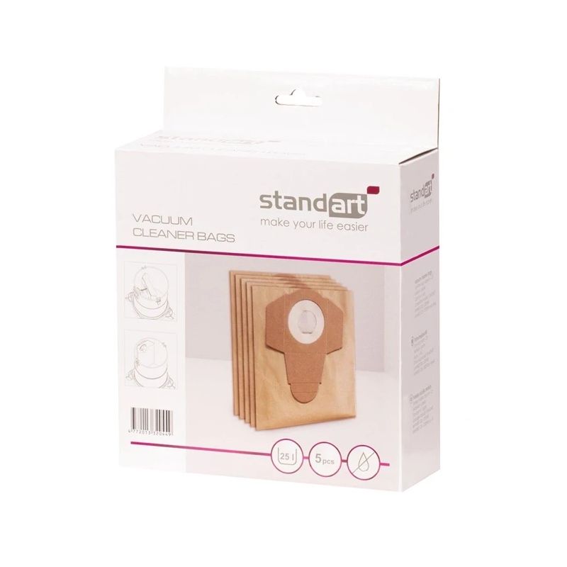 Putekļu sūcēja maisiņi standart 25l 5gab