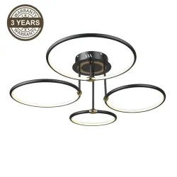 Pendant lamp led calabr b2317-4 73cm 40w