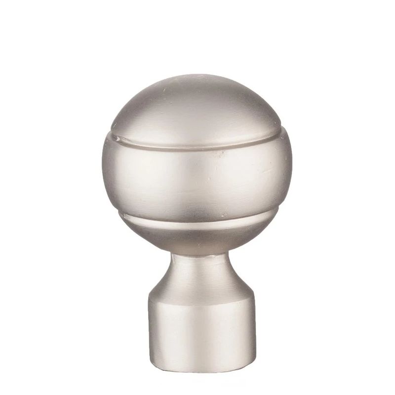 Karnizo antgalis DOMOLETTI DAVI. matinio chromo. DIA16 mm