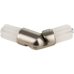 Curtain rod conector d19 mat chrom