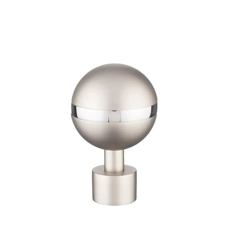 Karnīzes gals Domoletti Vivaldi, DIA 25 mm, hroma krās.