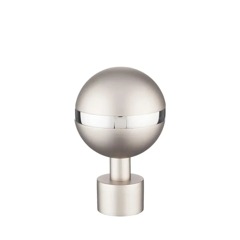 Karnīzes gals Domoletti Vivaldi, DIA 25 mm, hroma krās.