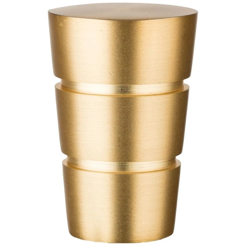 Karnizo antgalis DOMOLETTI WALEC BASIC. mat. aukso. DIA19 mm