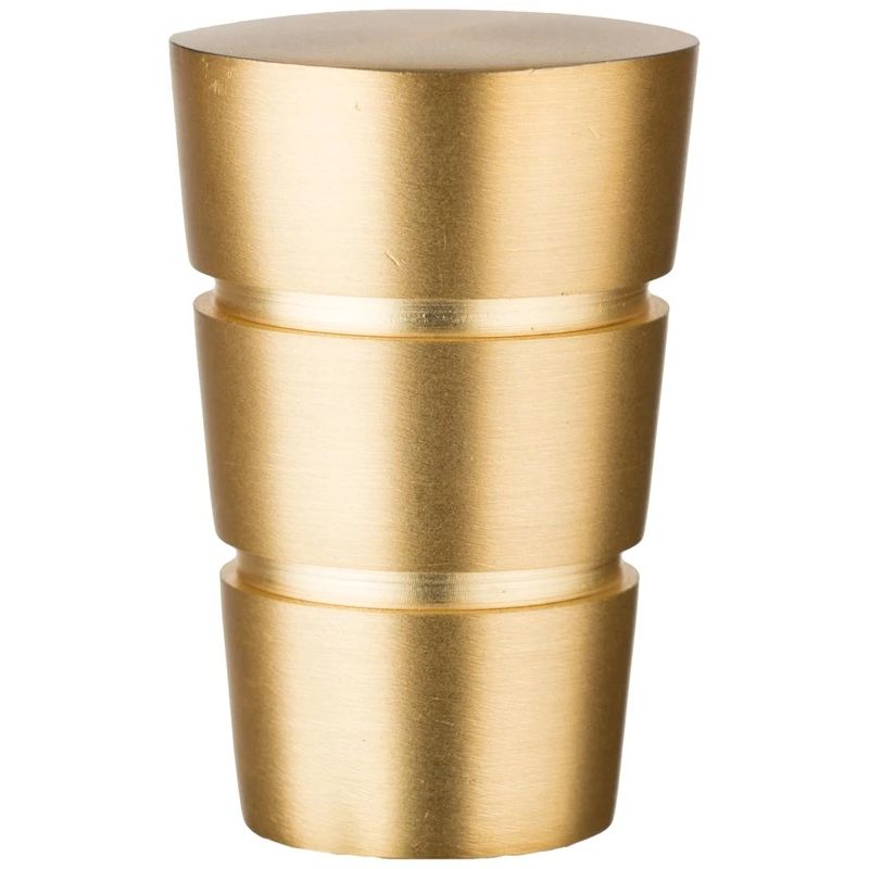 Karnizo antgalis DOMOLETTI WALEC BASIC. mat. aukso. DIA19 mm