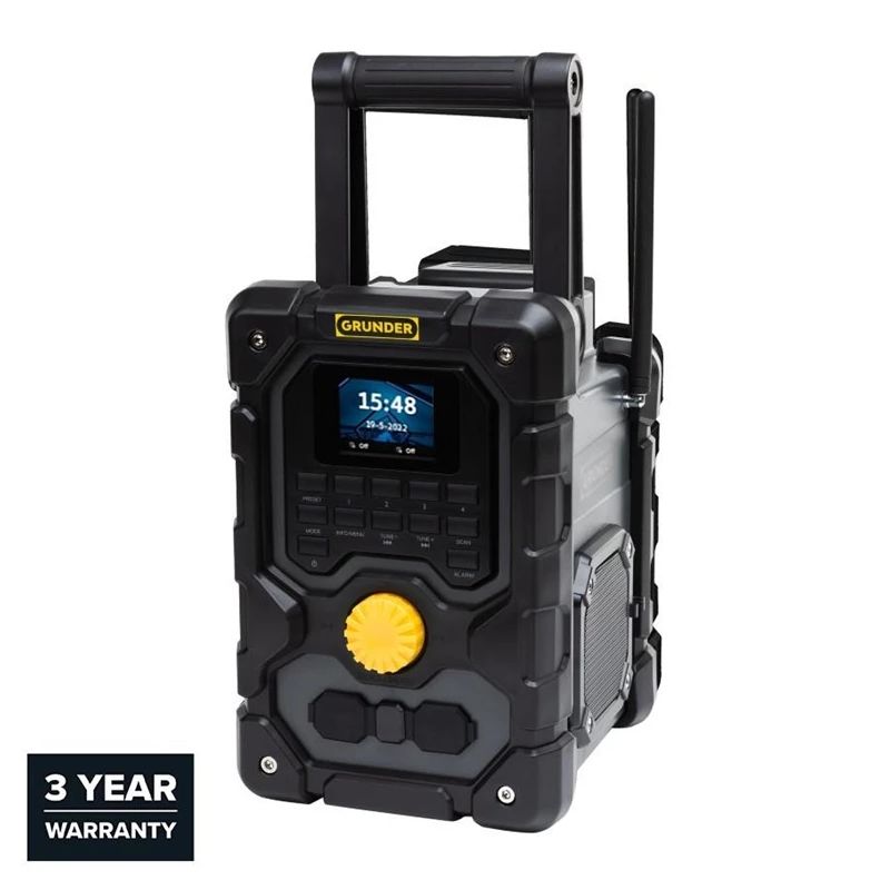 Akumulatora radio GRUNDER DE-1005, 18 V