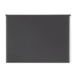 Roller blind Domoletti BSC-210, dark grey, 160x190 cm